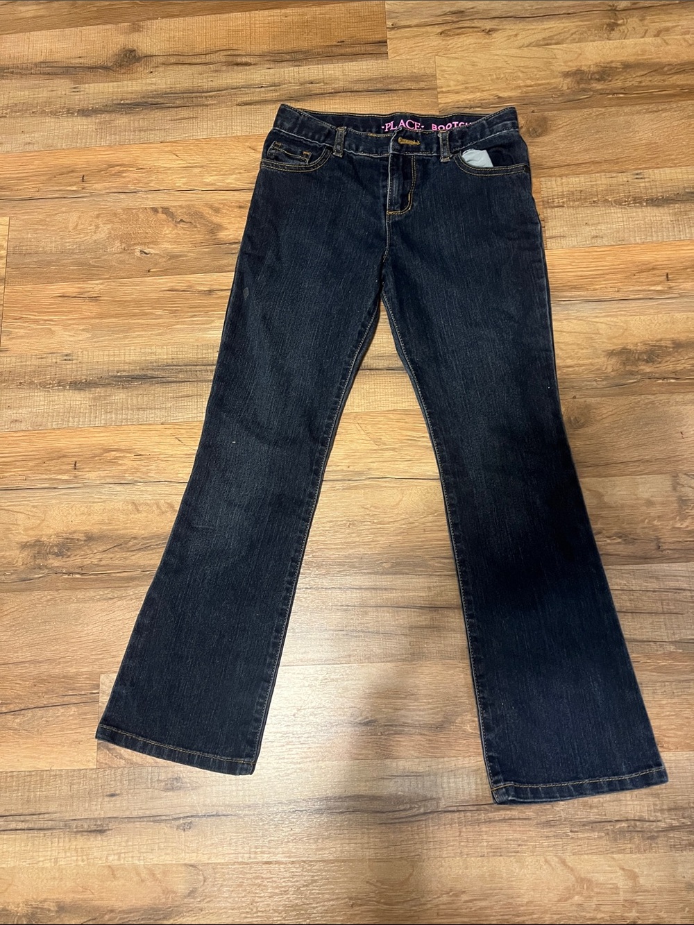 The Children's Place Girls' Dark Bootcut Jeans